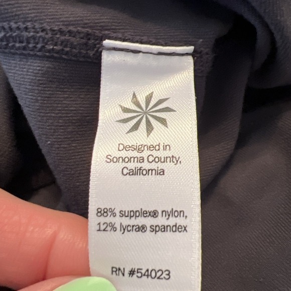 Athleta Fusion Flare Wide Leg Pull On Yoga Activewear Pants Size Large Gray - Picture 8 of 9